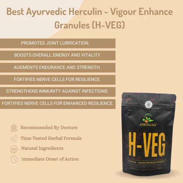 Amritalaya Herculin - Vigour Enhance Granules (H-VEG) (Pack of2) - Image 2