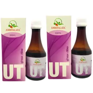 AMRITALAYA UT – Uterine Tonic for Women’s Hormonal Balance, PCOD & Menstrual Health | Ayurvedic Formula | Pack of 2